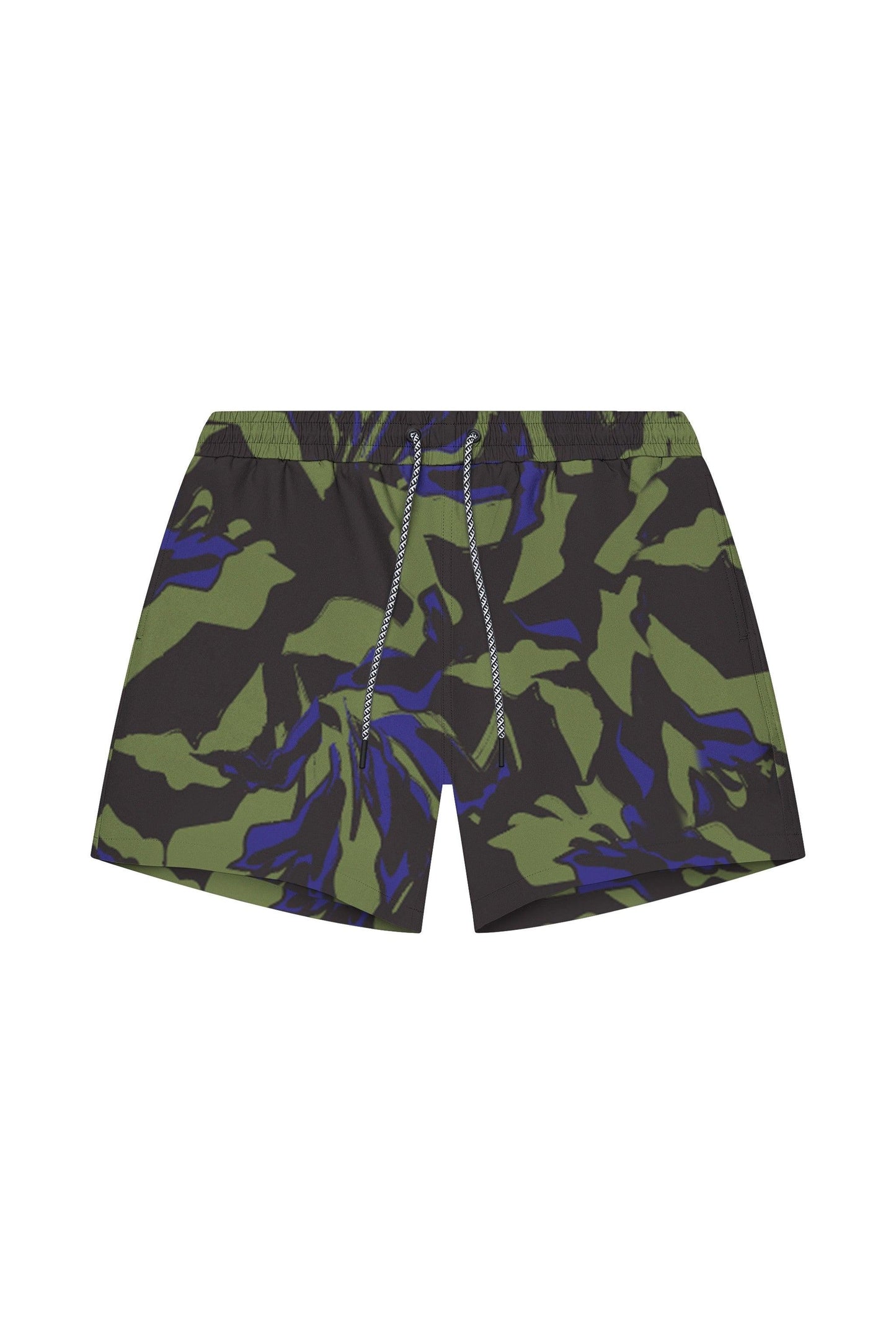 Tulum 5-Inch Swim Trunk – Green Botanical