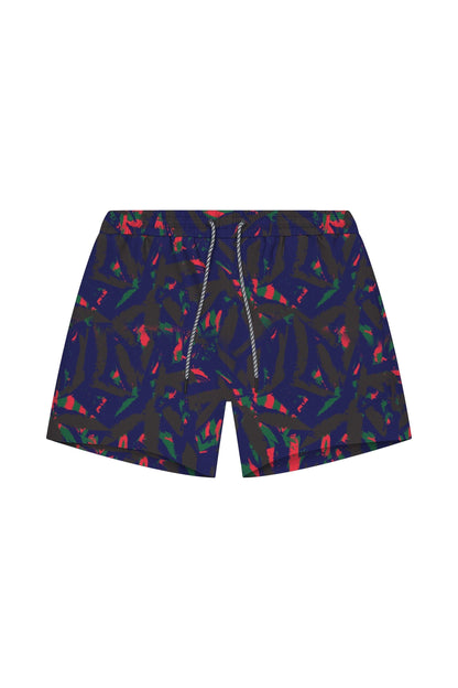 Tulum Volley Swim Trunk Navy Palm