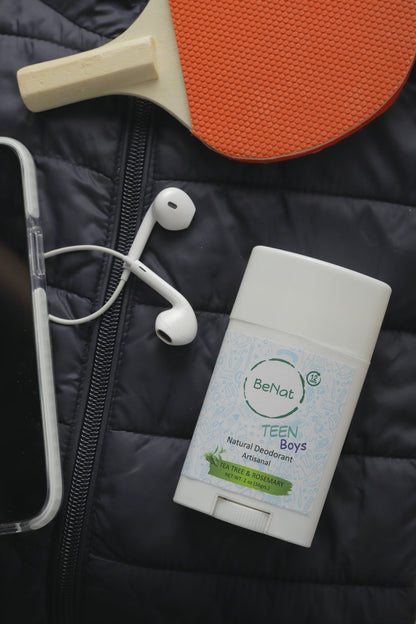 Desodorante totalmente natural para niños y adolescentes