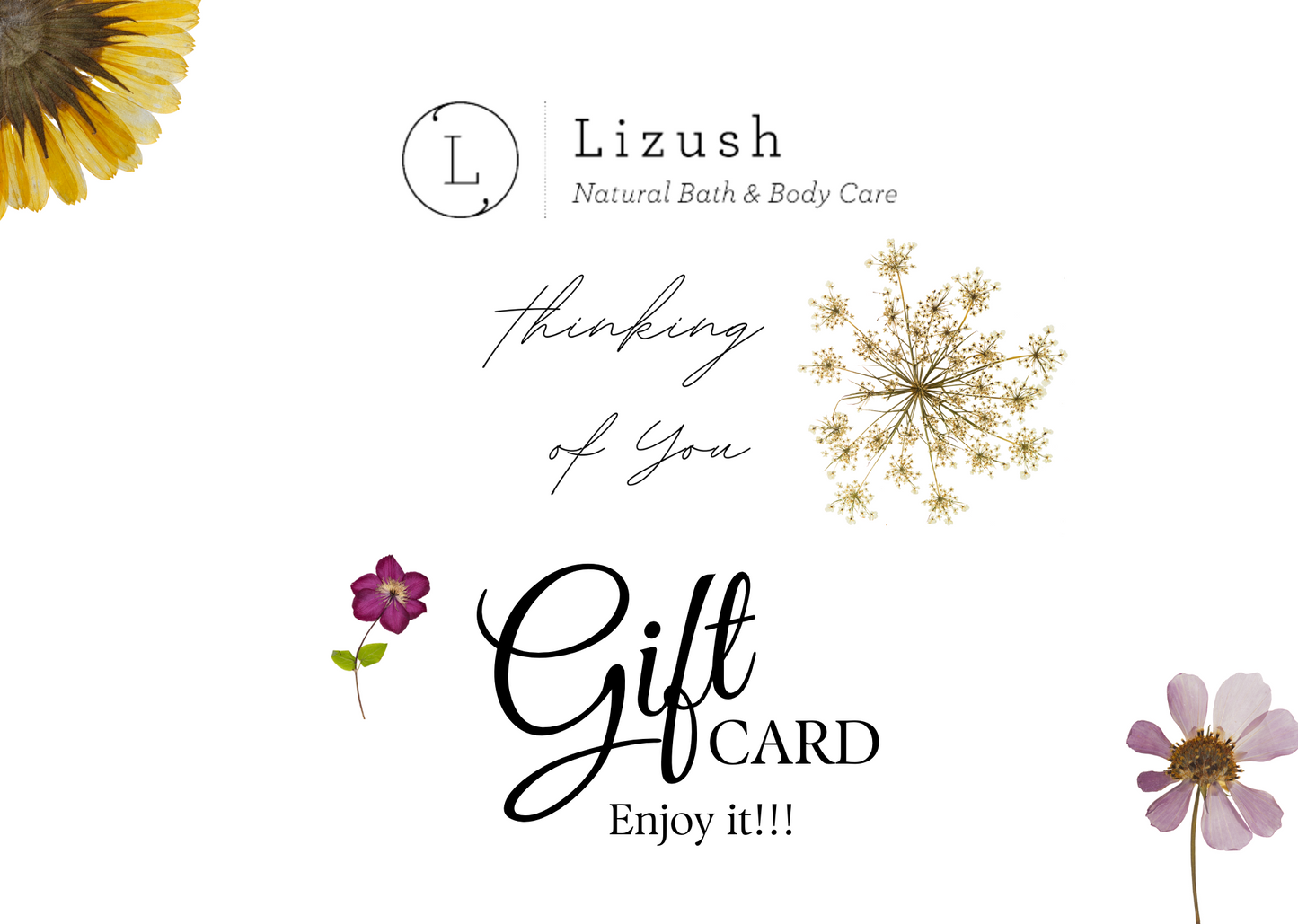 Electronic Gift Card -  Love is for any occasion
