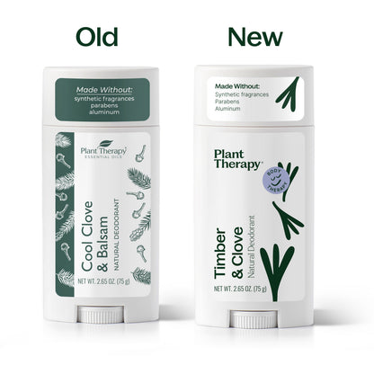 Timber & Clove Natural Deodorant