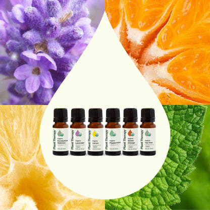Top 6 Organic Singles Essential Oil Set