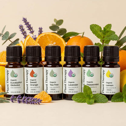 Top 6 Organic Singles Essential Oil Set