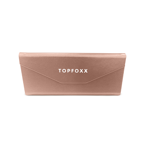 Foldable Sunglasses Case Rose Gold