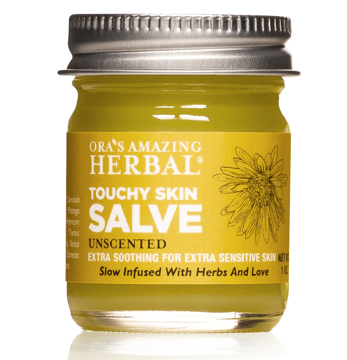 Touchy Skin Salve, Eczema Cream Ointment for Sensitive Skin