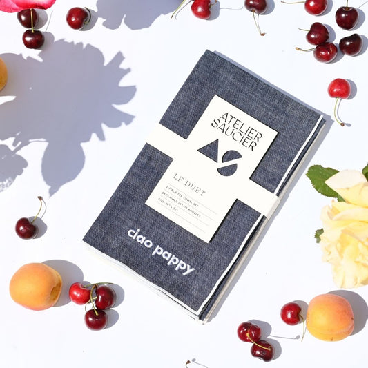 Ciao Pappy x Atelier Saucier Tea Towel Set