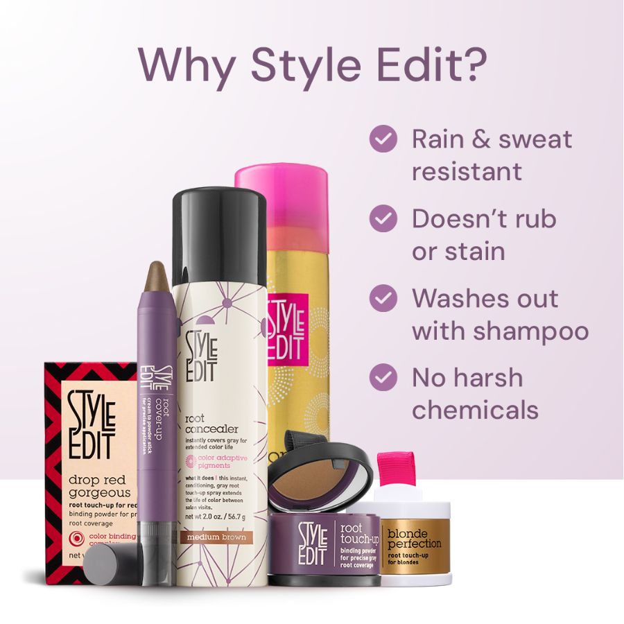 Style Edit Brunette Beauty Travel Size Root Concealer Spray