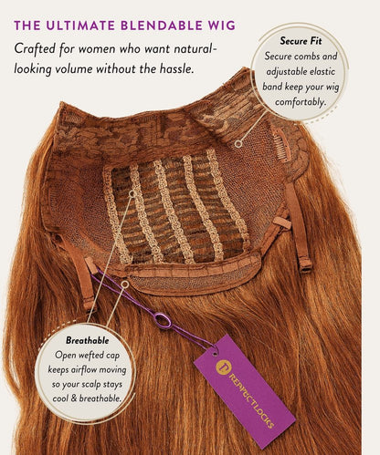 Straight U-Part Wig