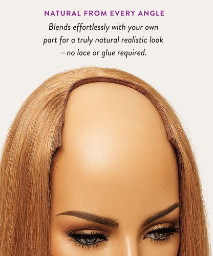 Relaxed Straight U-Part Wig