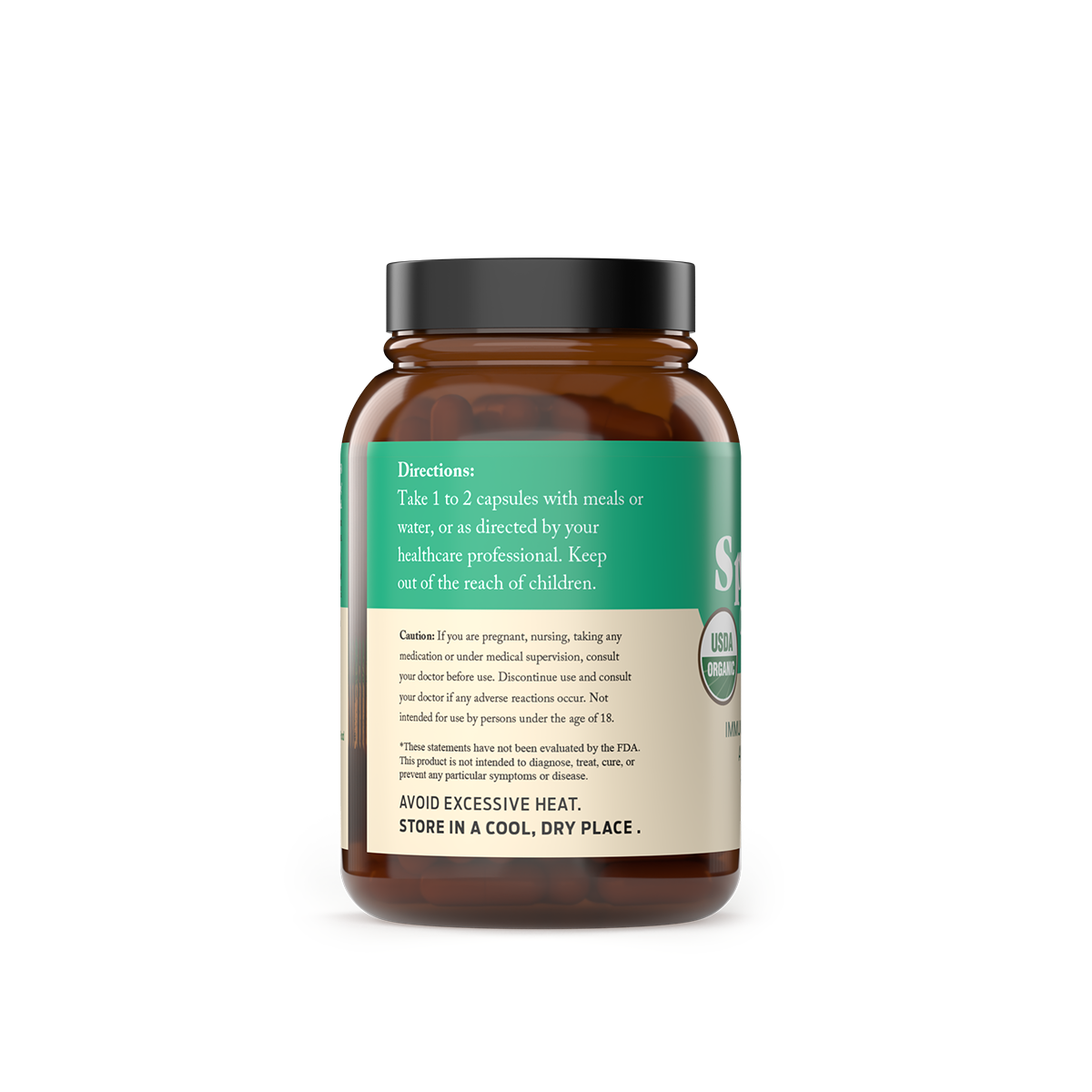 Organic Spirulina Capsules