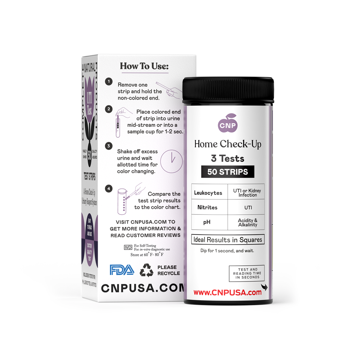 UTI Test Strips - 50 Count