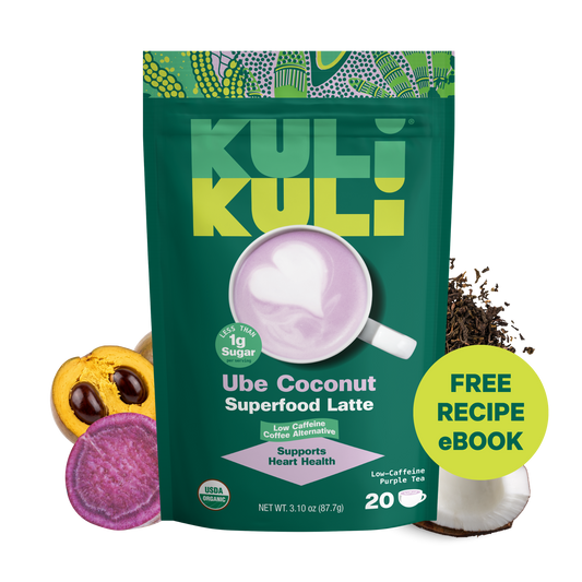 Ube Coconut Latte for Heart Health