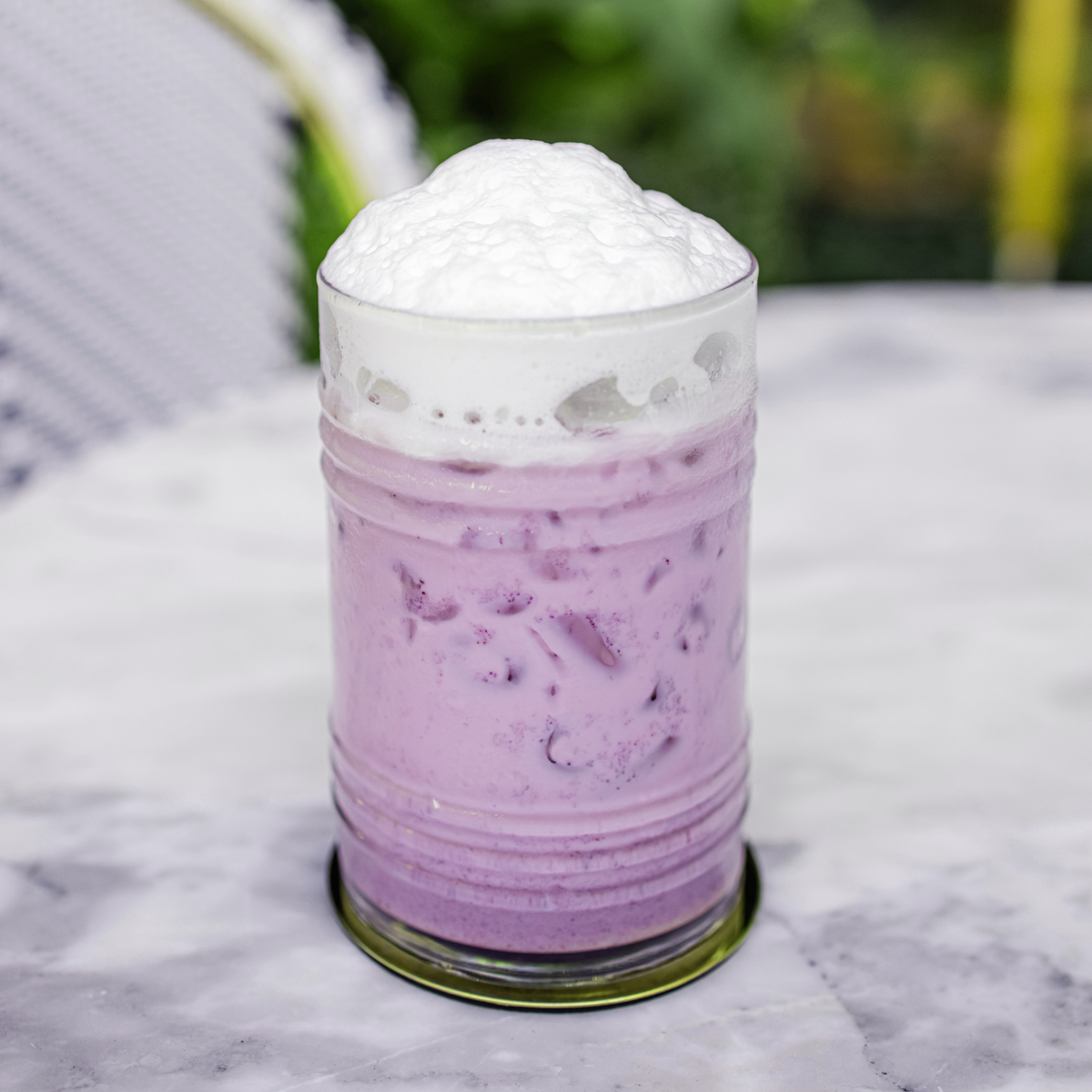 Ube Coconut Latte for Heart Health