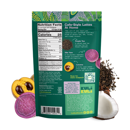 Ube Coconut Latte for Heart Health