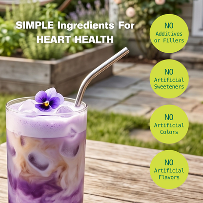 Ube Coconut Latte for Heart Health