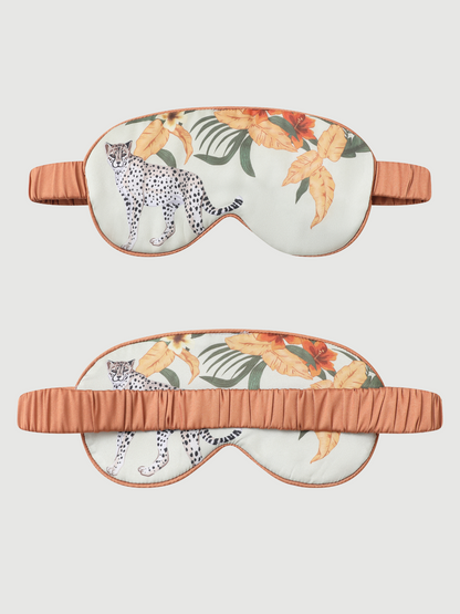 Kimono corto de leopardo naranja