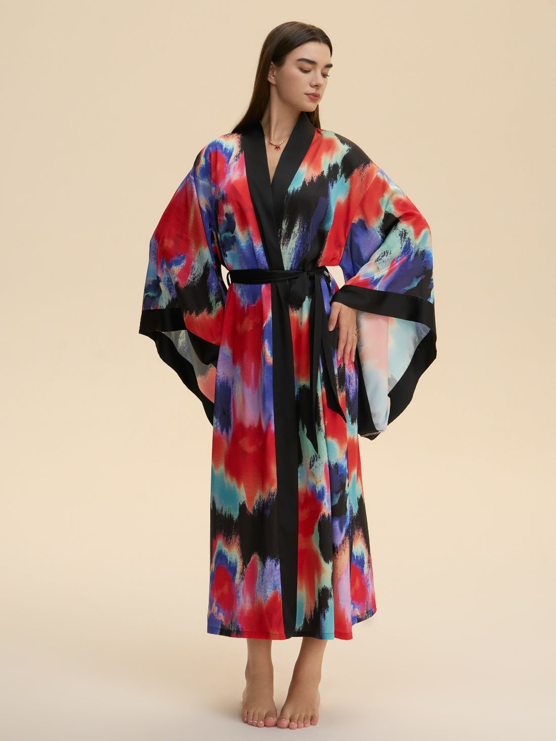 Aurora Flow Kimono Robe
