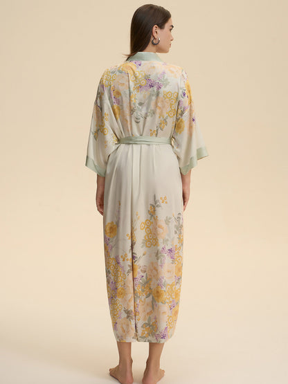 Soft Bloom Kimono Robe