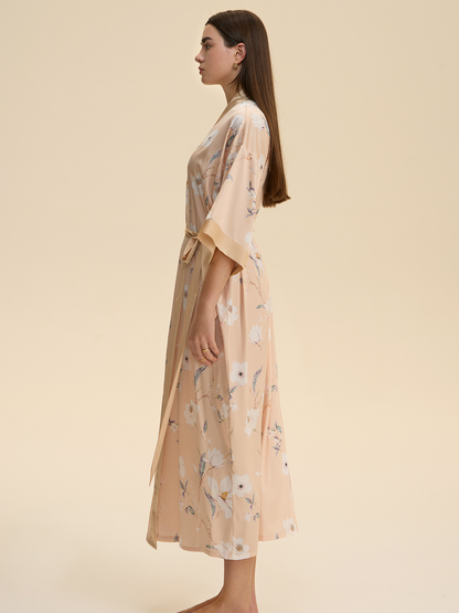 Champagne Blossom Kimono Robe