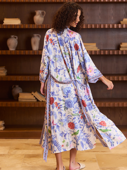 Garden Elegance Kimono Robe
