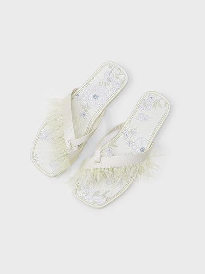 Elegant Summer Toe Ring Slippers