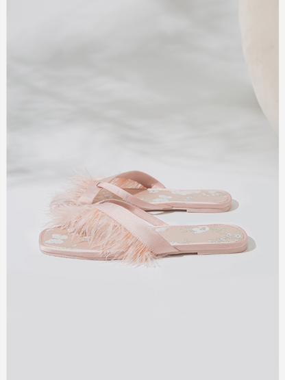 Elegant Summer Toe Ring Slippers