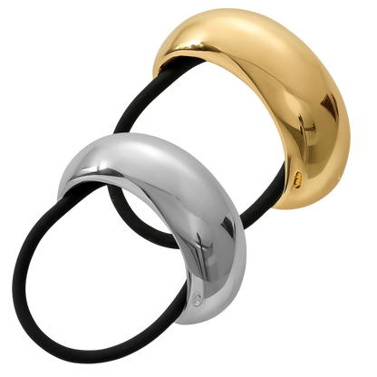 Luna Metallic Hair Ties - 2pk