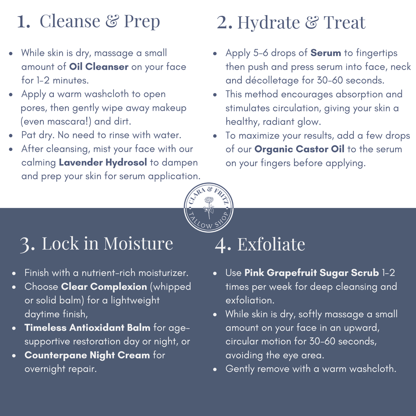 Tallow-Based Oil Cleanser