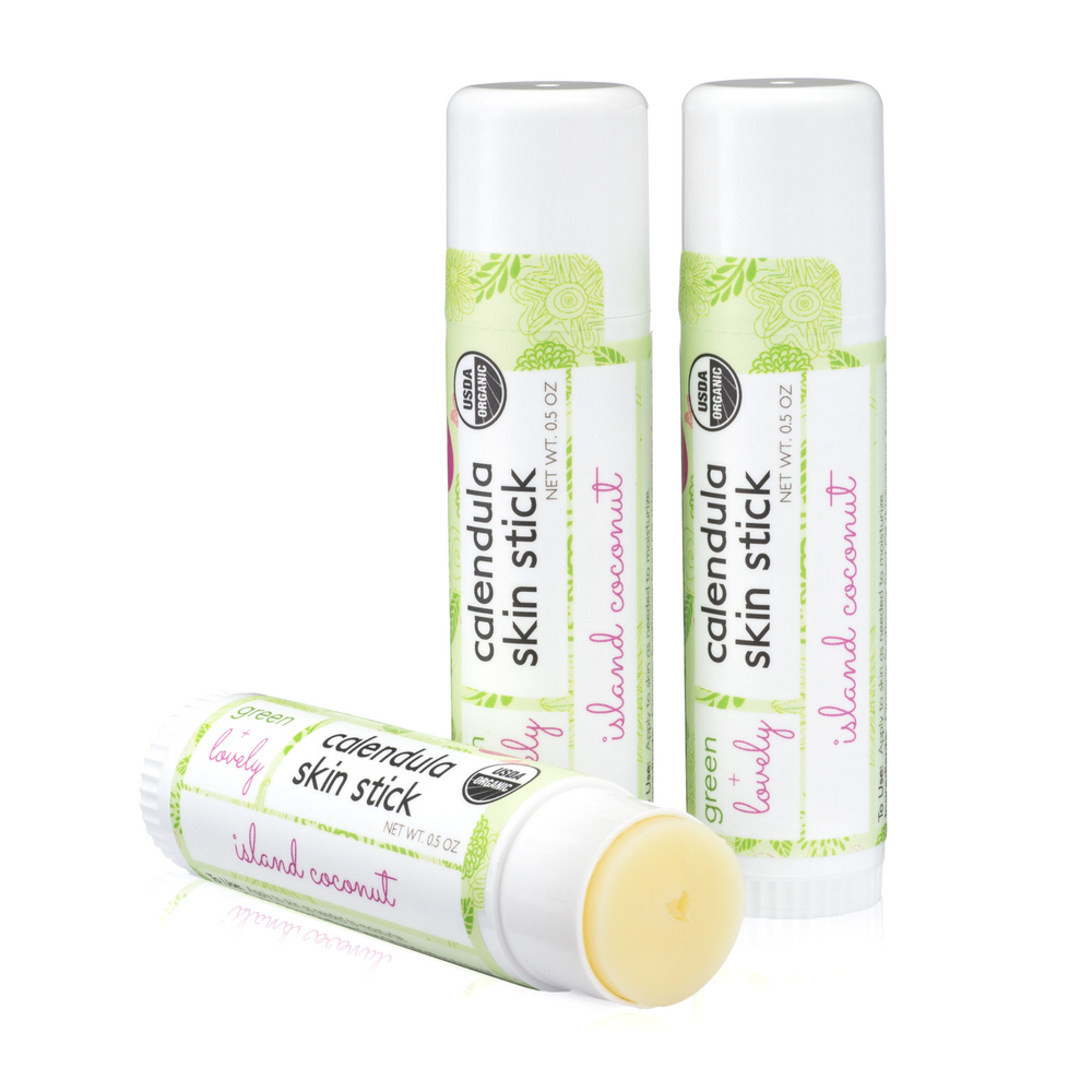 Island Coconut Skin Stick - Organic Moisture Stick - Travel Size