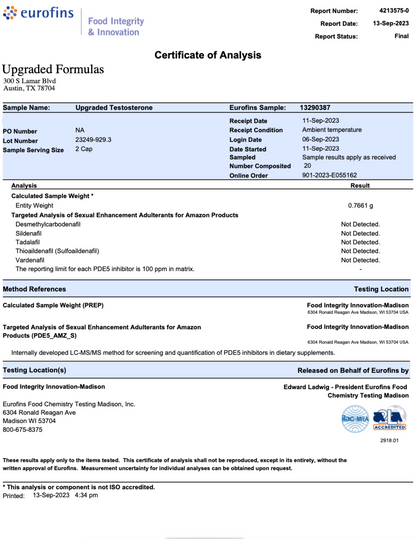 Upgraded T: Complete Hormone Support for Men and Women