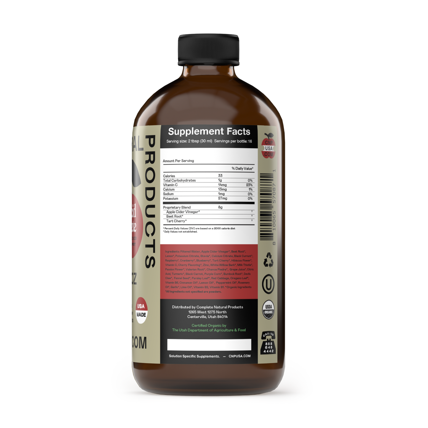 Uric Acid Complete - 16oz Glass Bottle