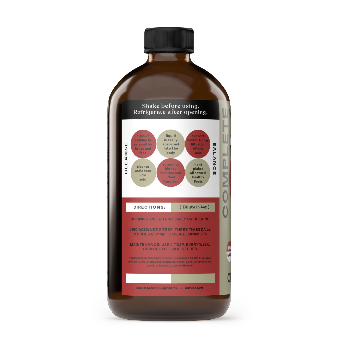 Uric Acid Complete - 16oz Glass Bottle