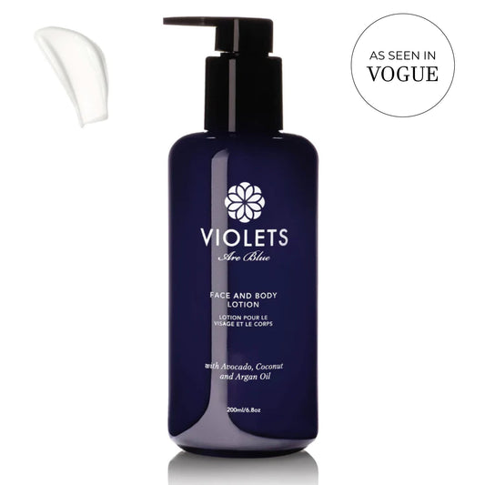 Face and Body Lotion with Argan and Avocado oil.