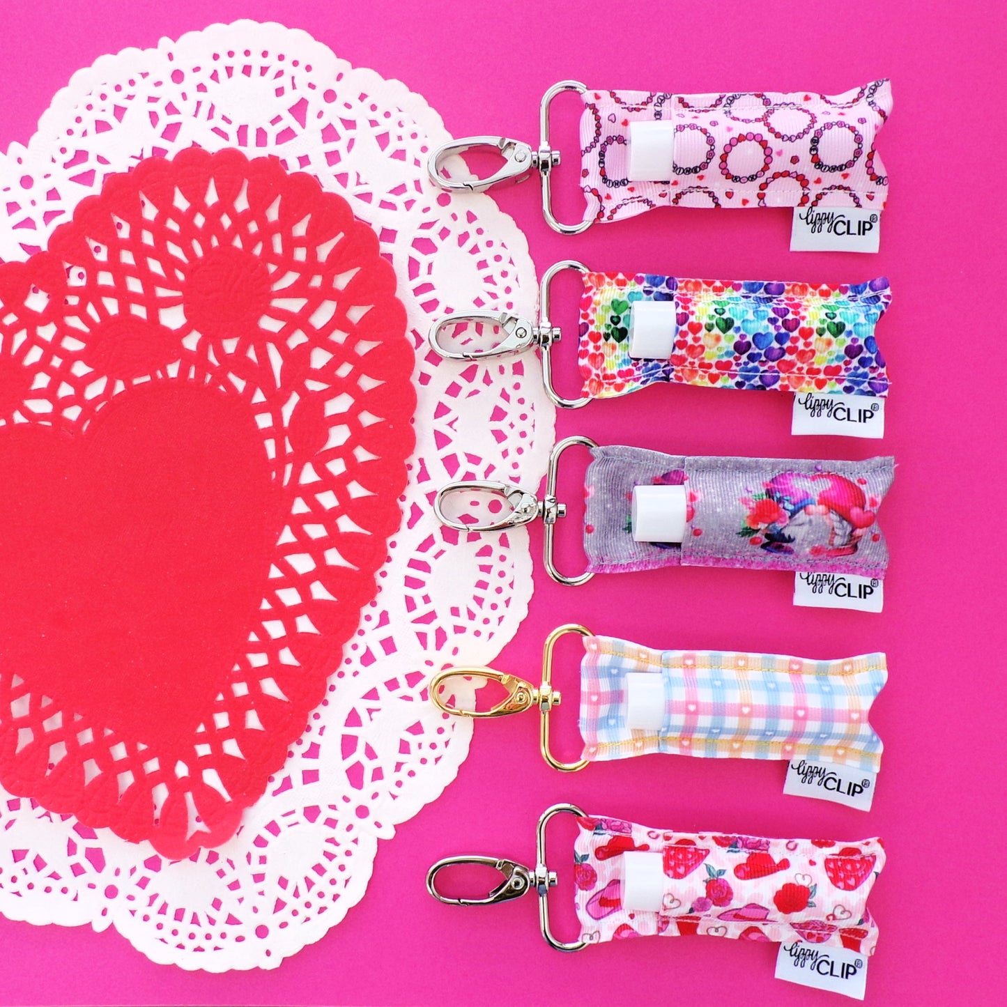 Valentine Vibes LippyClip® Lip Balm Holder