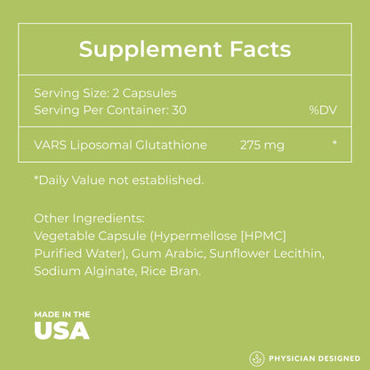 VARS Glutathione Capsules