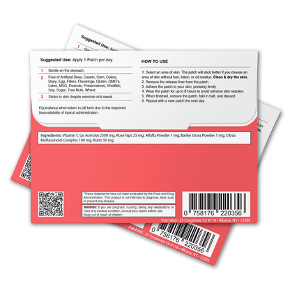 Antioxidant Vitamin Patch Pack