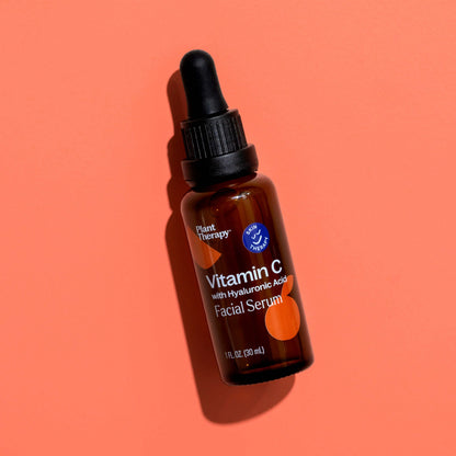 Suero facial de vitamina C con ácido hialurónico