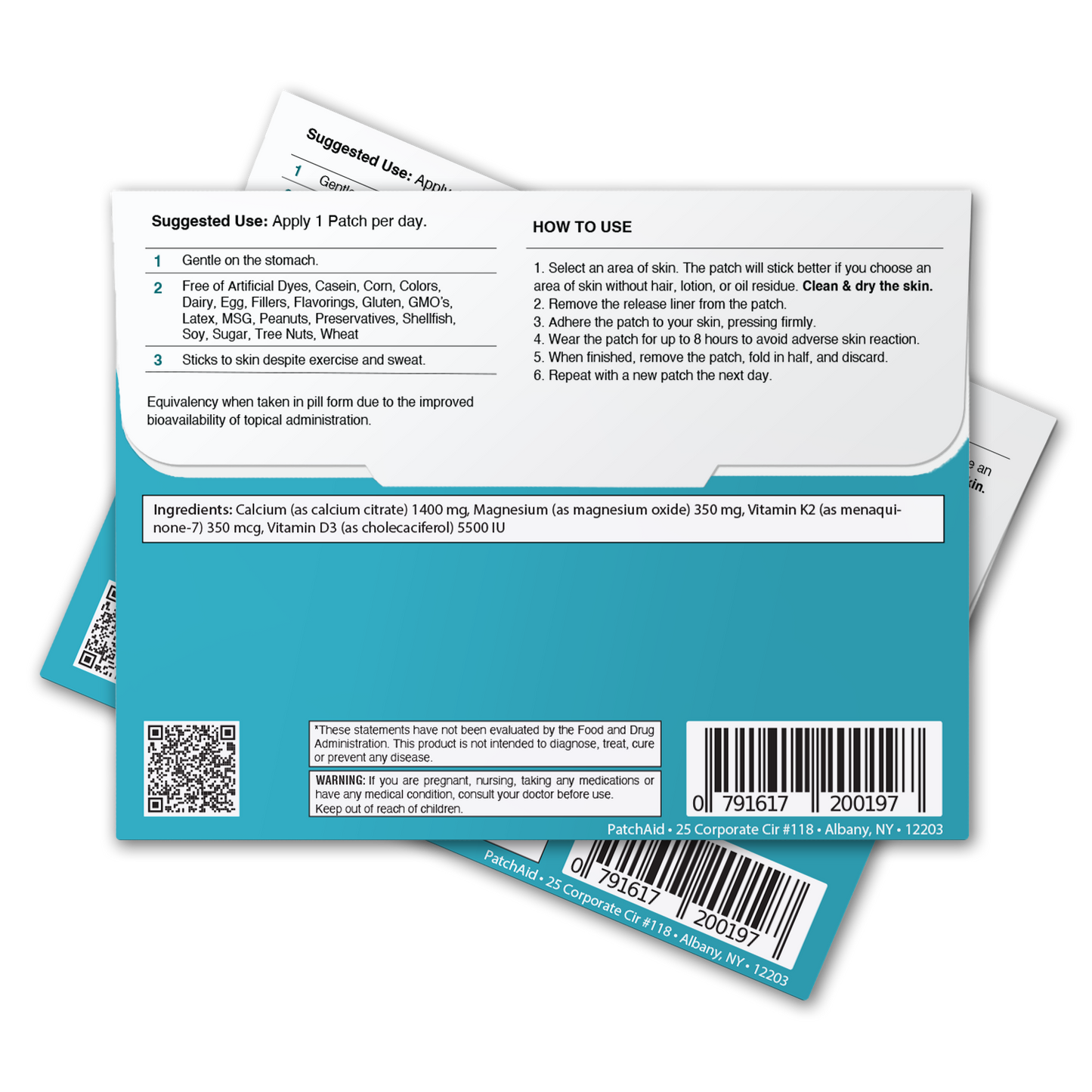 Gastric Bypass Surgery Vitamin Patch Pack