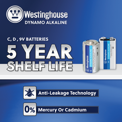 Westinghouse C Dynamo Alkaline Plastic Tub of 6
