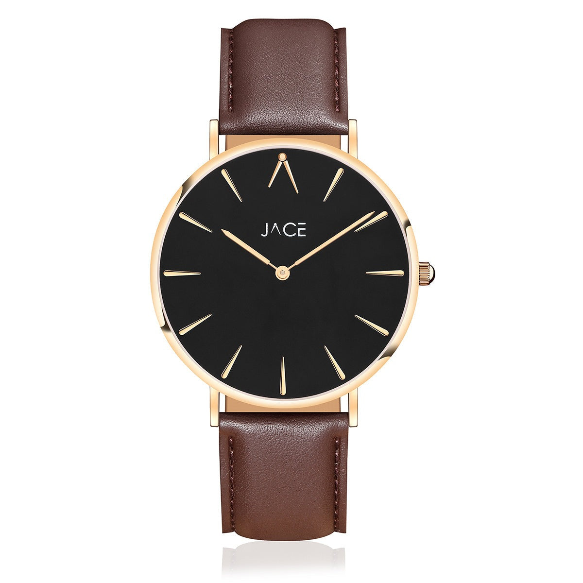 "LISBON" UNISEX LEATHER STRAP WATCH