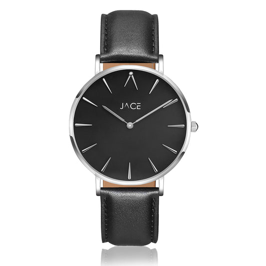 "MUNICH" MEN`S LEATHER BAND WATCH
