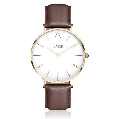 "PARIS" MEN`S LEATHER BAND WATCH