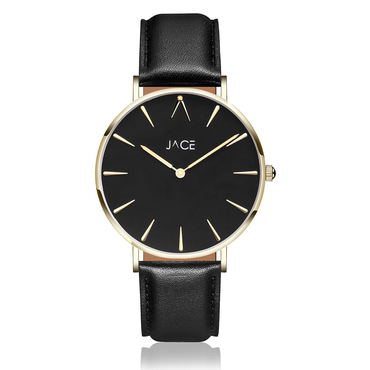 "DUBLIN" MEN`S LEATHER BAND WATCH