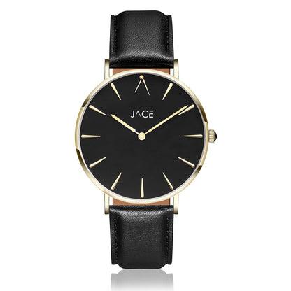 "DUBLIN" MEN`S LEATHER BAND WATCH