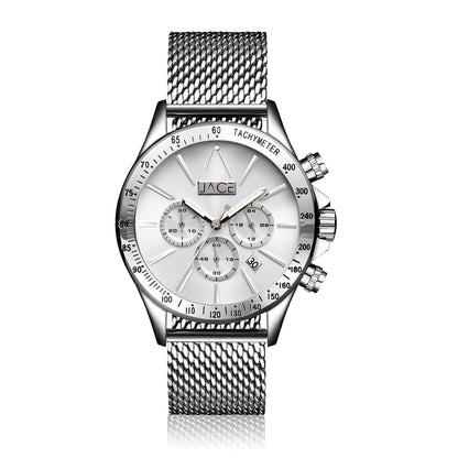 "LYON" MEN`S MESH BAND CHRONOGRAPH WATCH
