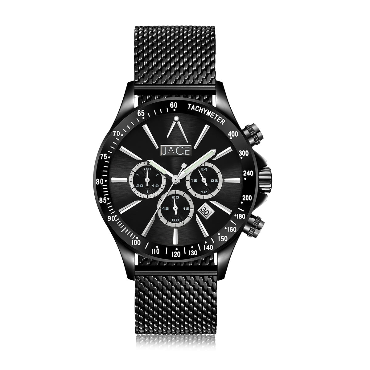"NICOSIA" MEN`S MESH BAND CHRONOGRAPH WATCH
