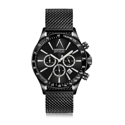 "NICOSIA" MEN`S MESH BAND CHRONOGRAPH WATCH