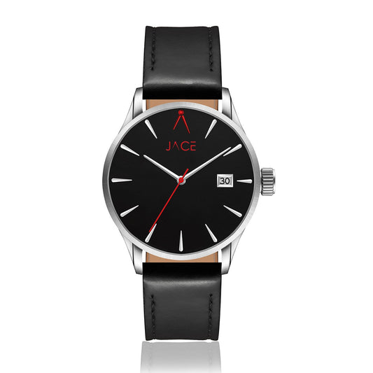 "TALLINN" MEN`S LEATHER BAND WATCH
