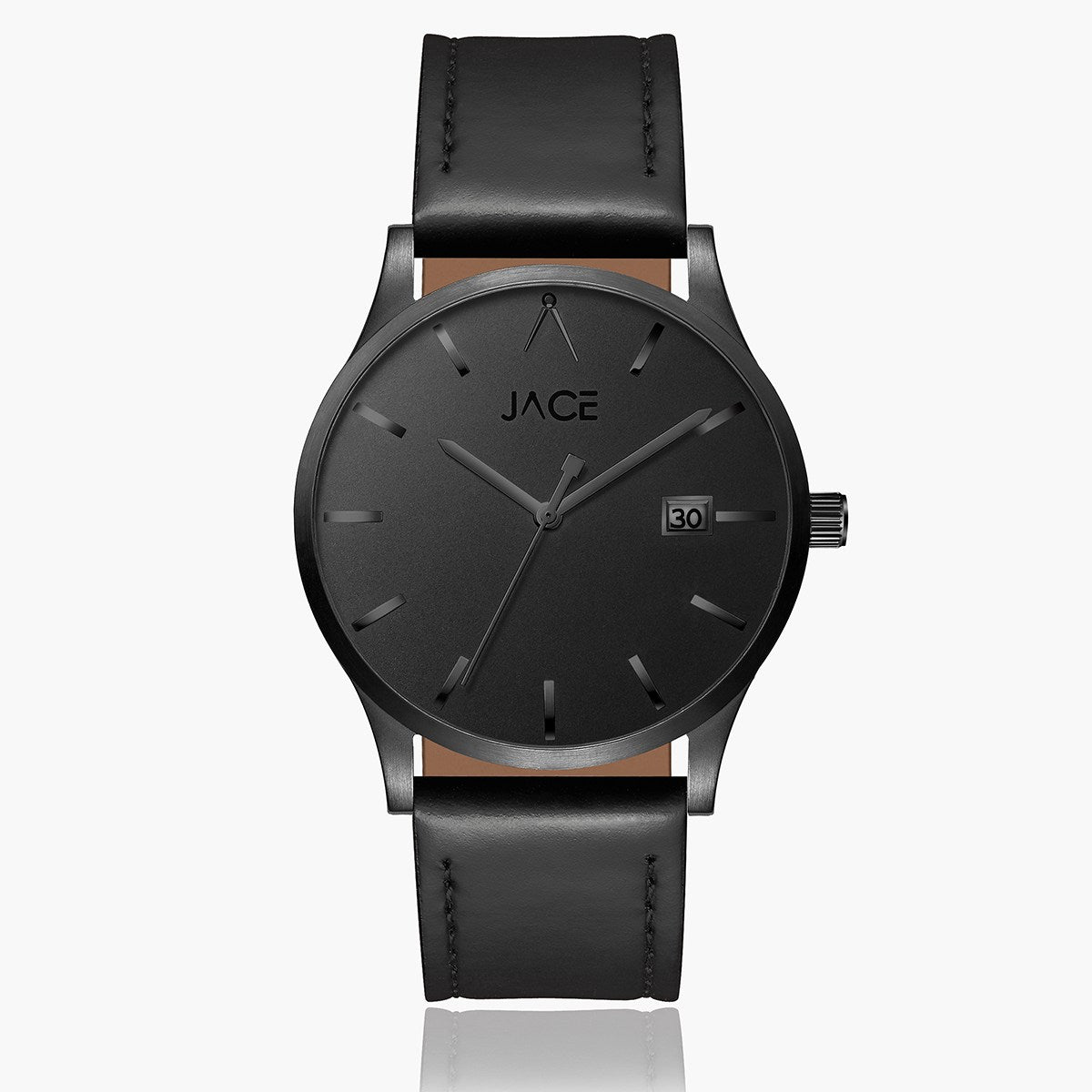 "ROME" MEN`S LEATHER BAND WATCH