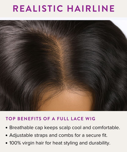 Wavy Full Lace Wig